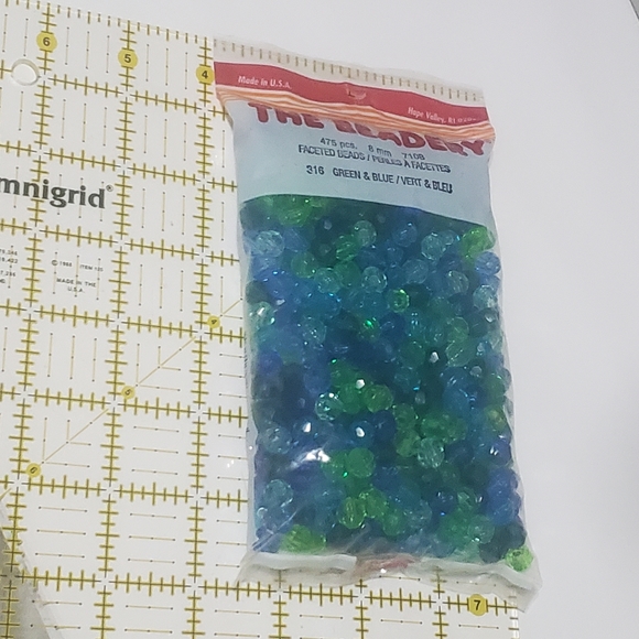 3/$15 475 8mm Faceted Bead The Beadery 045155831628 - Picture 3 of 4